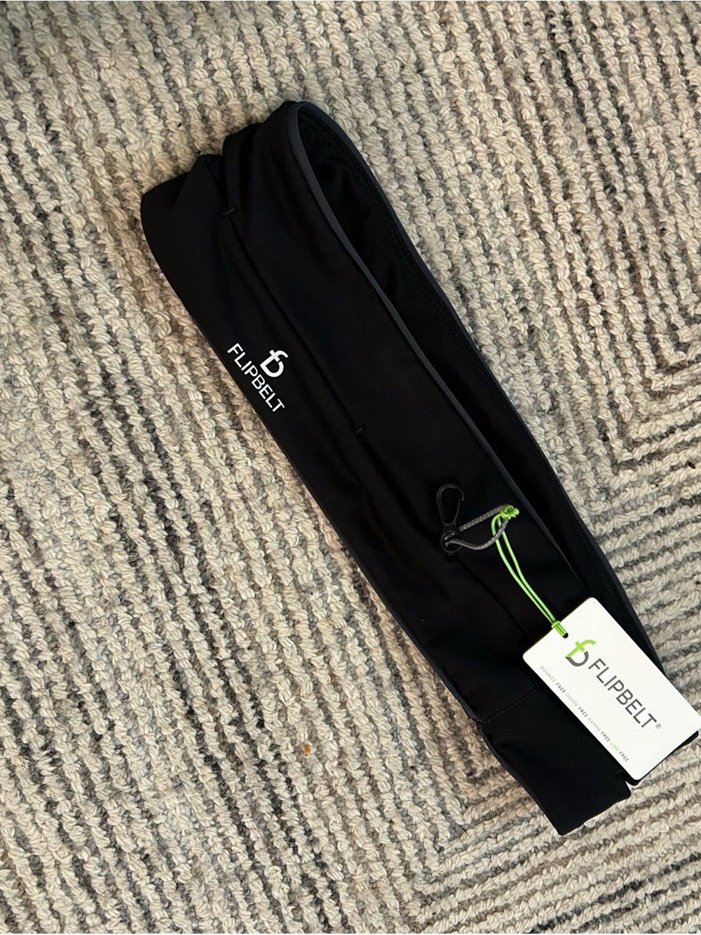 FlipBelt Classic Edition Running Belt MEDIUM Black - NEW w/Tag